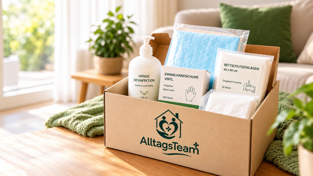 AlltagsTeam Pflegebox mit Pflegehilfsmitteln